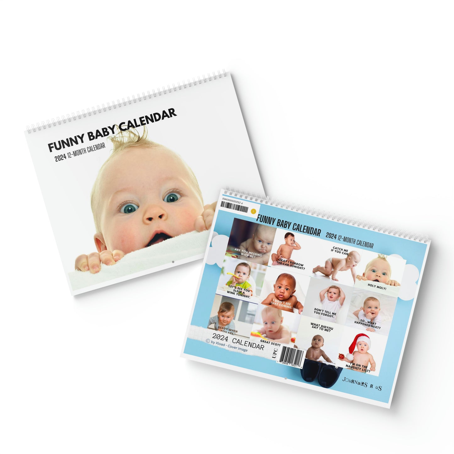 FUNNY BABY CALENDAR 2024 MONTHLY CALENDAR