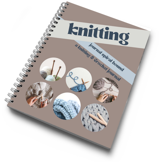 KNITTING JOURNAL SPIRAL BOUND